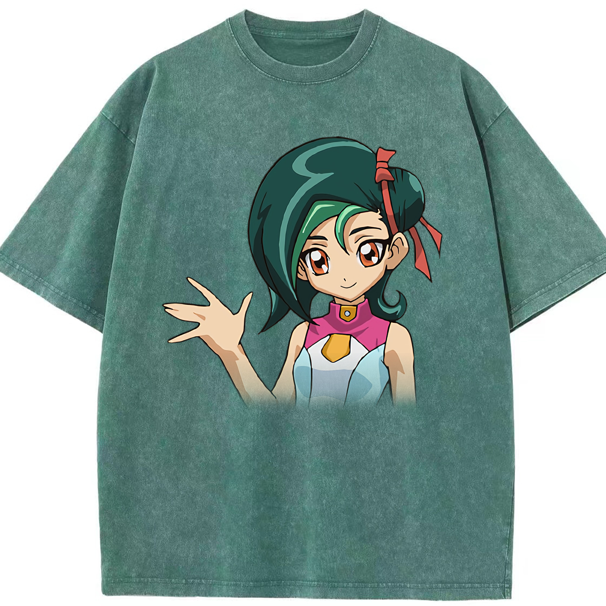 （画像用） 遊☆戯☆王 Yu-Gi-Oh! 綿100% ヴィンテージ風 半袖Tシャツ（フロントプリント）